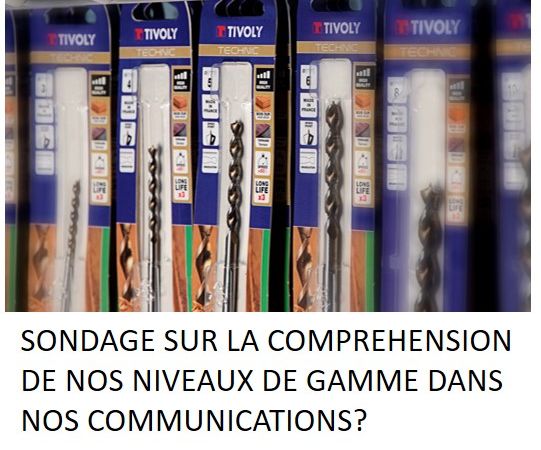 Tivoly Creation : Aides-nous à symboliser nos niveaux de gamme dans nos communications !